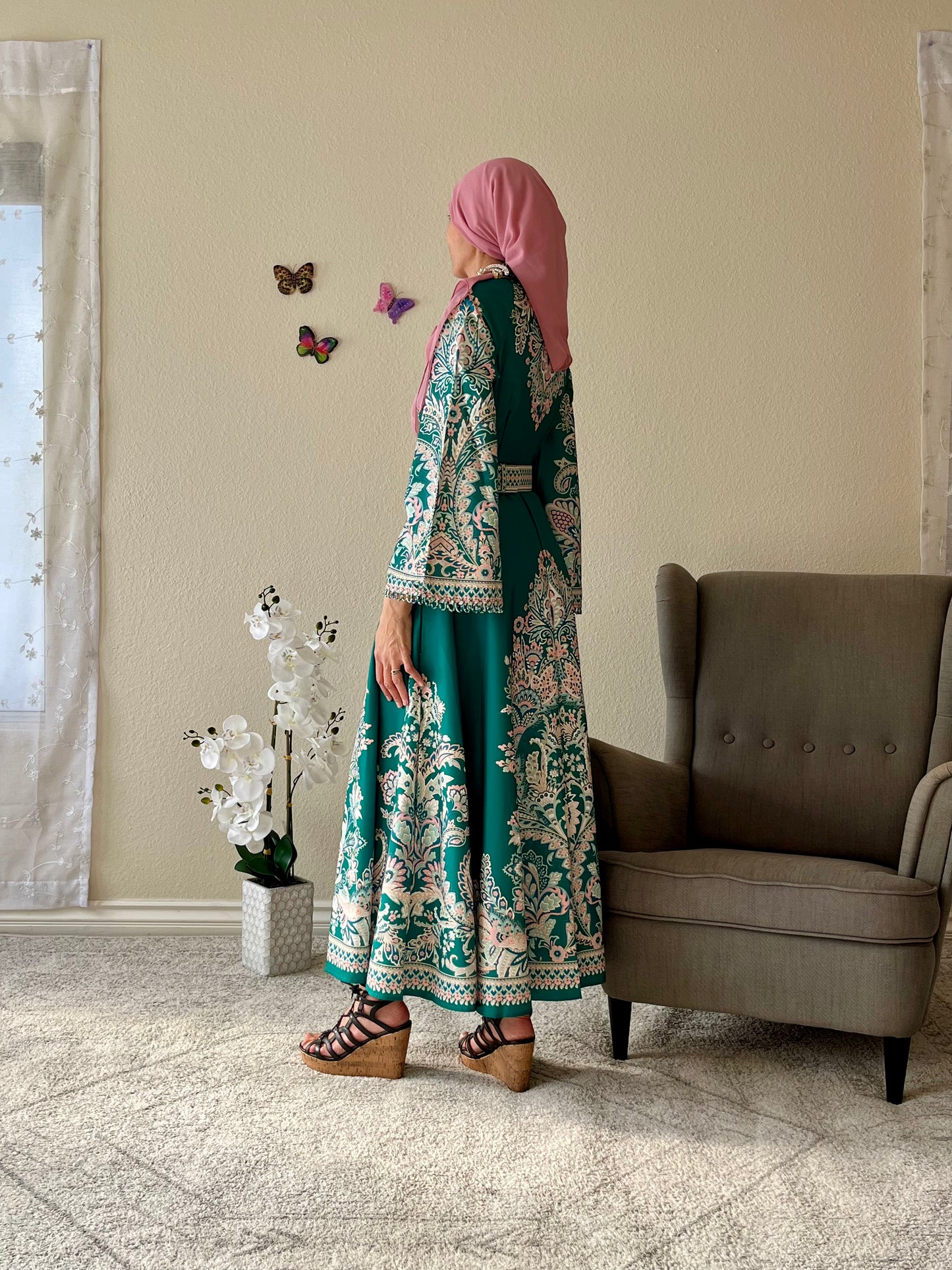 Emerald Majesty Caftan