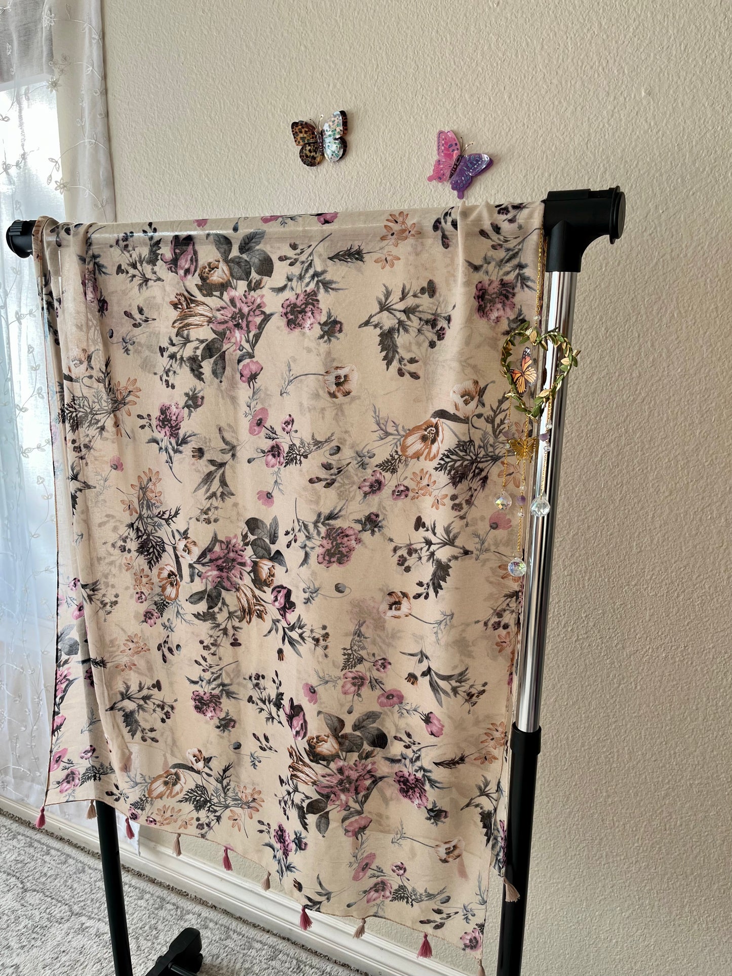 Flower spring pattern Hijab - EmelBoutique