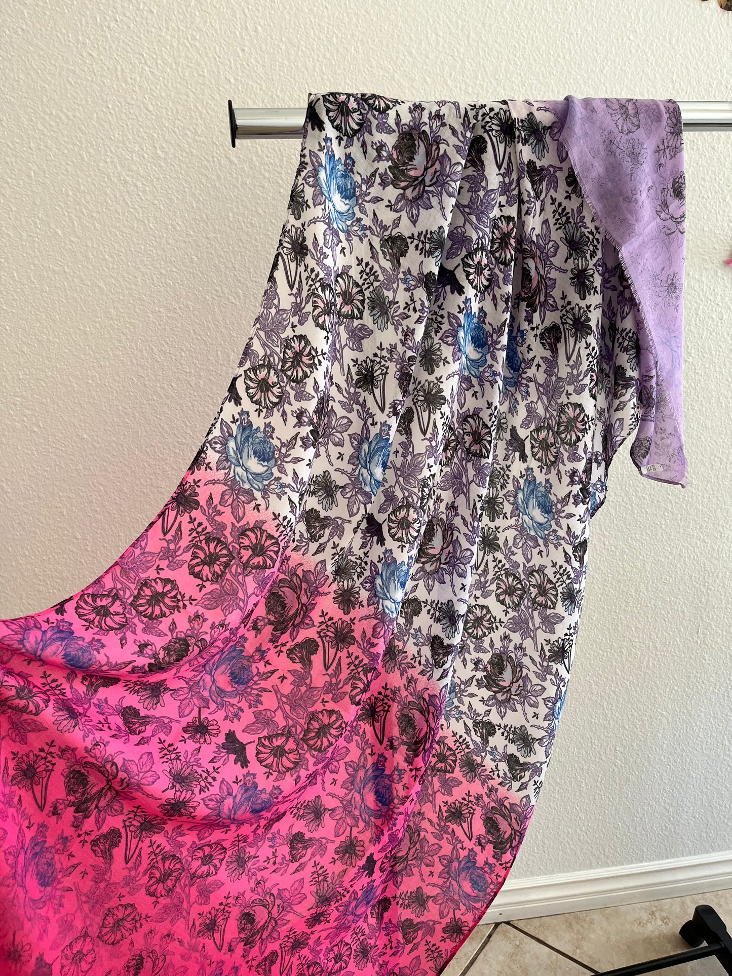 Flower Pattern Hijab (5 Colors)