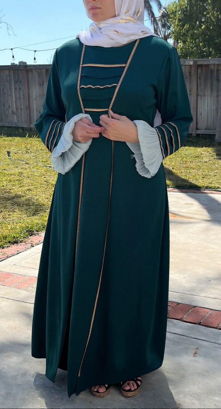 Versailles Muse Two Pieces Abaya