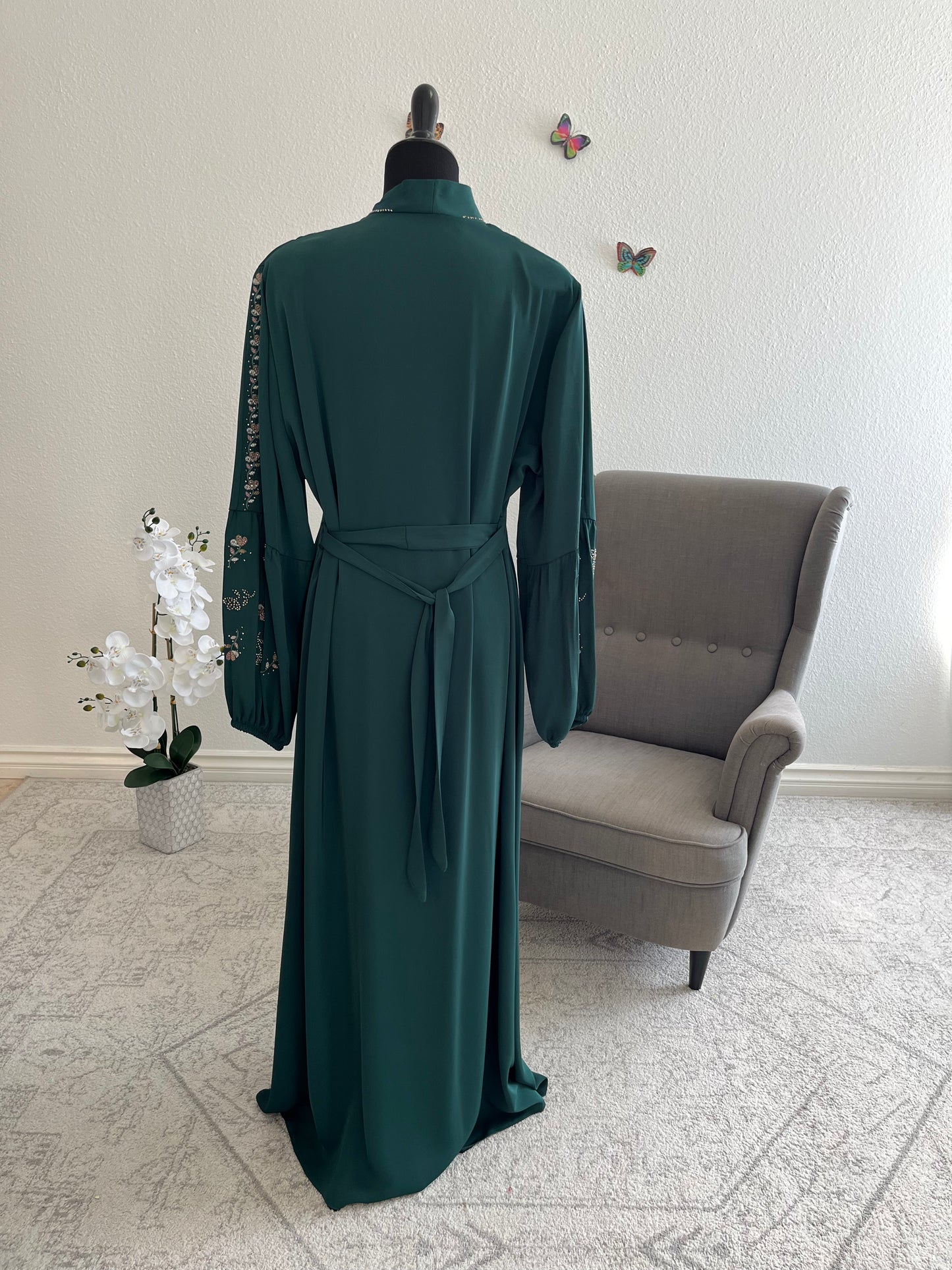 Royal Garden Embroidered Abaya