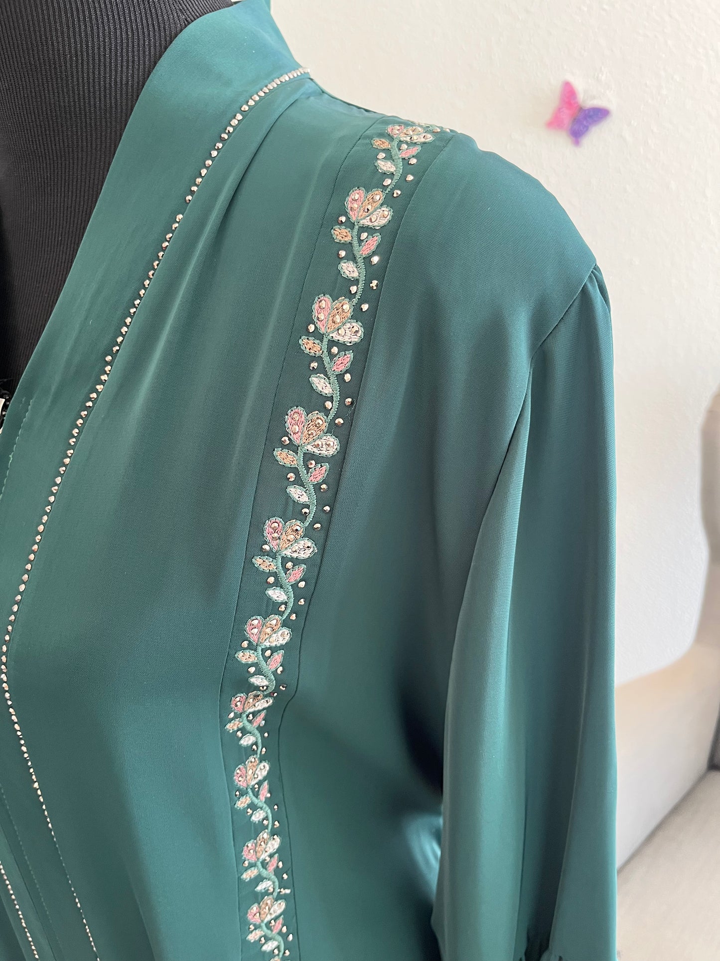 Royal Garden Embroidered Abaya