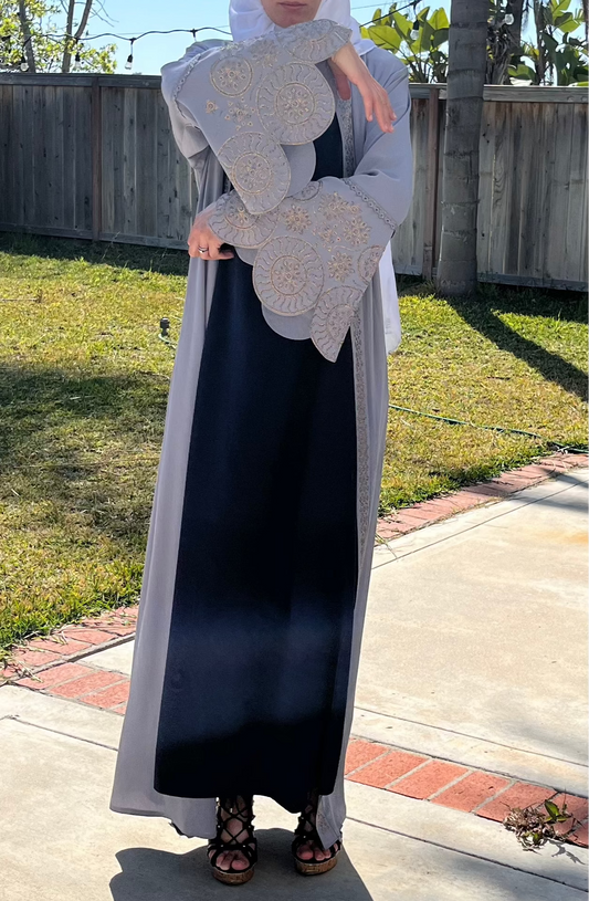 Twilight Glimmer Two Pieces Abaya