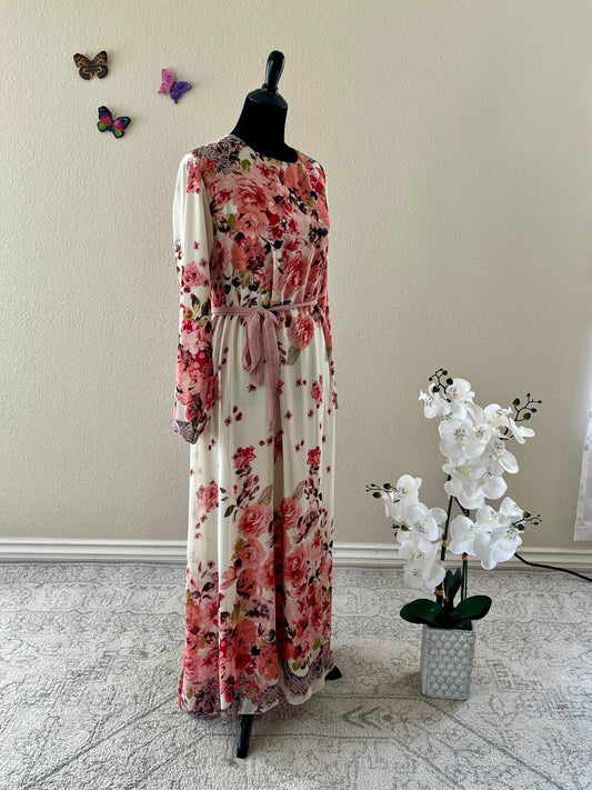 White Floral Dress