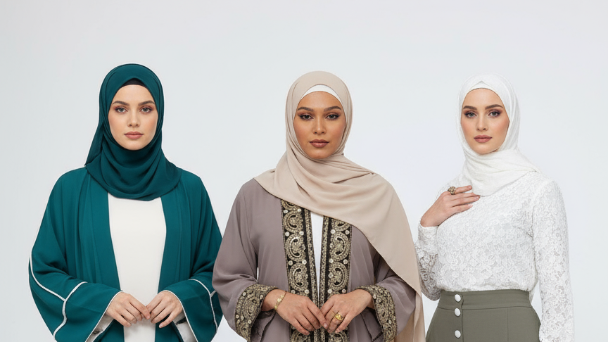 Change the dresses to abayas from my library
