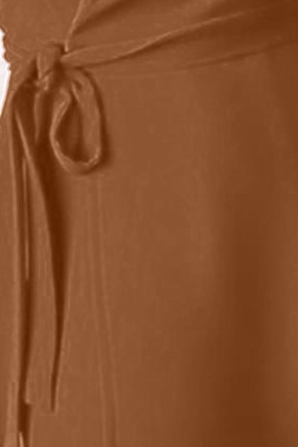 Surplice Tie-Waist Balloon Sleeve Top